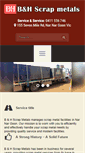 Mobile Screenshot of bandhscrapmetals.com.au