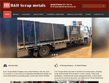 Tablet Screenshot of bandhscrapmetals.com.au